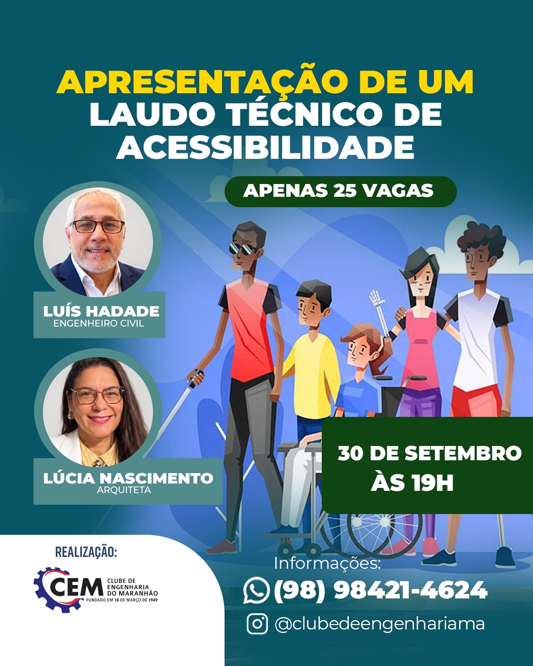 APRESENTAÇÃO DE UM  LAUDO TÉCNICO DE ACESSIBILIDADE