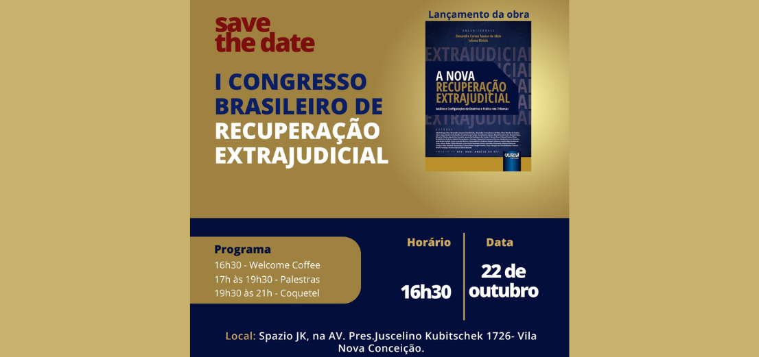 CONGRESSO BRASILEIRO DE RECUPERAÇÃO EXTRAJUDICIAL